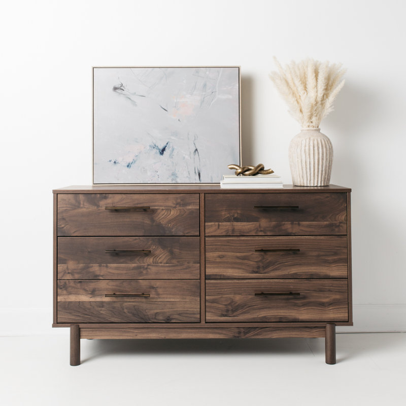 Commode double 6 tiroirs l 59 po Dudzik