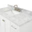 Cambridge Single Bathroom Vanity with Carrara Marble Top-88398693