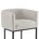 Light Gray Linen/ Black Frame