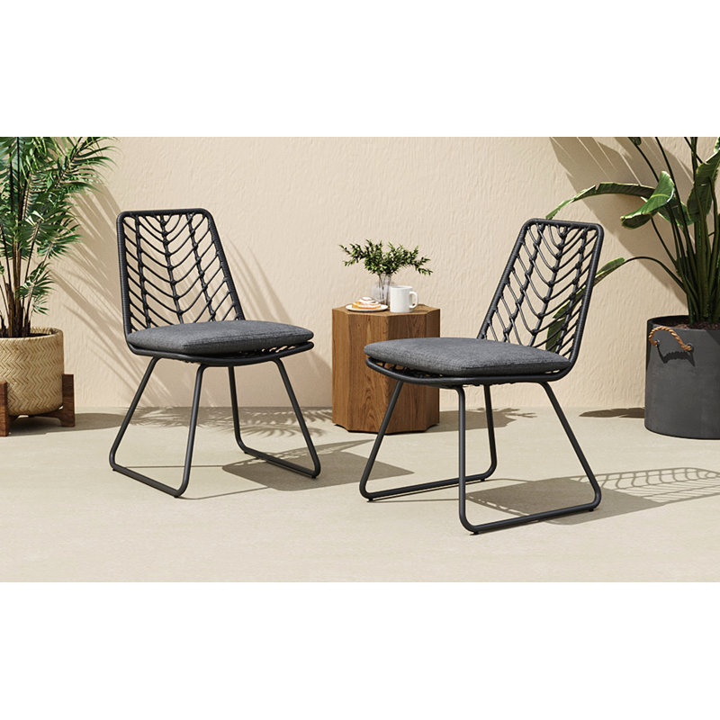Ensemble de 2 chaises d'extérieur Farmhouse