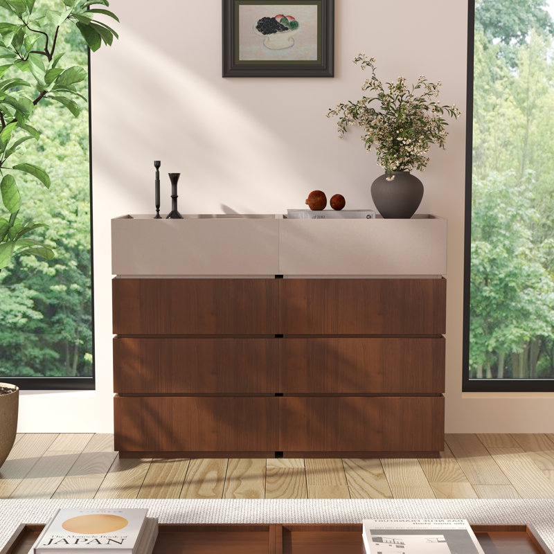 Armoire d'appoint Heckman, Brun / Beige