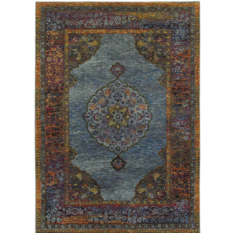 Tuma Oriental Indoor Rug, Rectangle 6'7" x 9'6"
