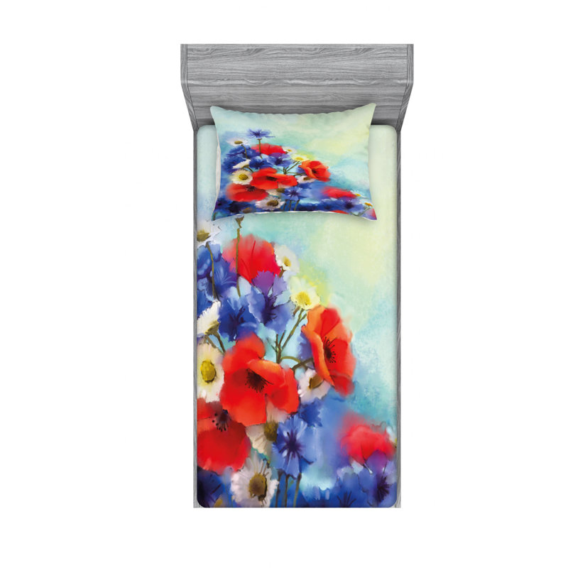 Microfiber Floral, Twin Pillowcase