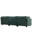 109,97 x 32,3 x 35,46 po 3, revêtement en tissu de chenille, surface de teinture, options de rangement flexibles, canapé de salon de couleur foncée, coussins 109,97 x 32,3 x 35,46 po, conception simple et élégante, détails réfléchis,-121117805
