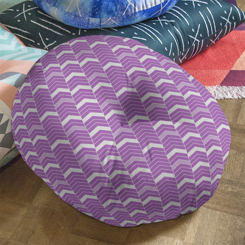 Coussin Rhonda, 30 po x 30 po, Violet clair