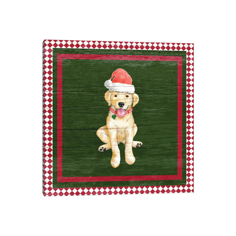 Santa's Little Helper II by Andi Metz - Wrapped Canvas Painting, 30.48 cm H x 30.48 cm W