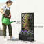 Jardinière avec panneau d'intimité, jardinière pour jardin
