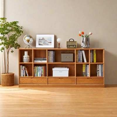 High quality bookcase in Nordic style