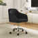 Vernese Modern Velvet Task Chair with Tufted Back