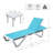 Outdoor Metal Chaise Lounge with Table