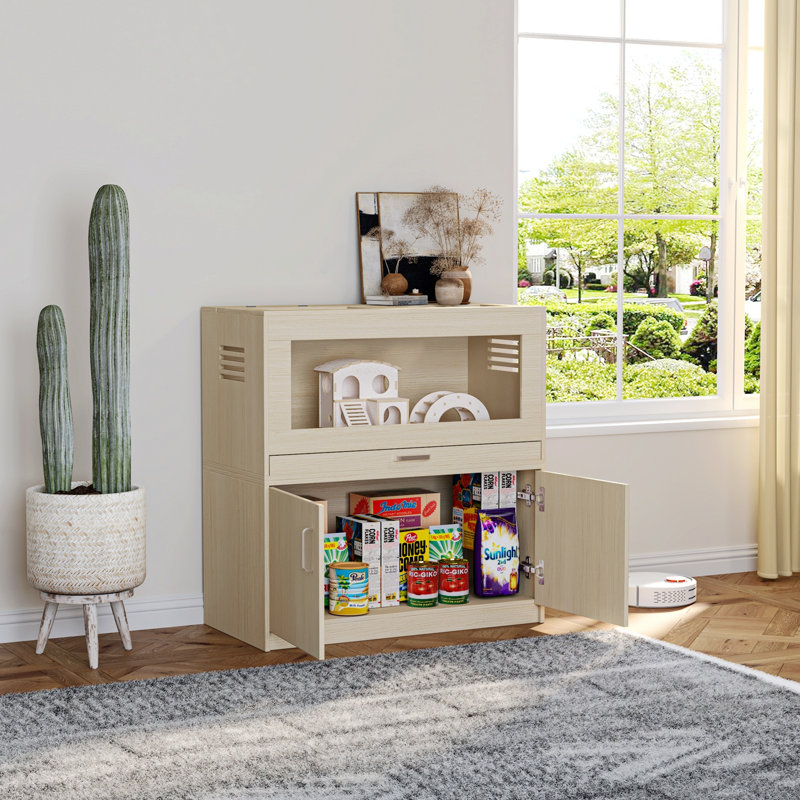 Armoire d'appoint Maricelda, Teck