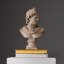 Beige Greco-Roman Classical Bust Sculpture – Resin Decorative Accent (30 cm) 