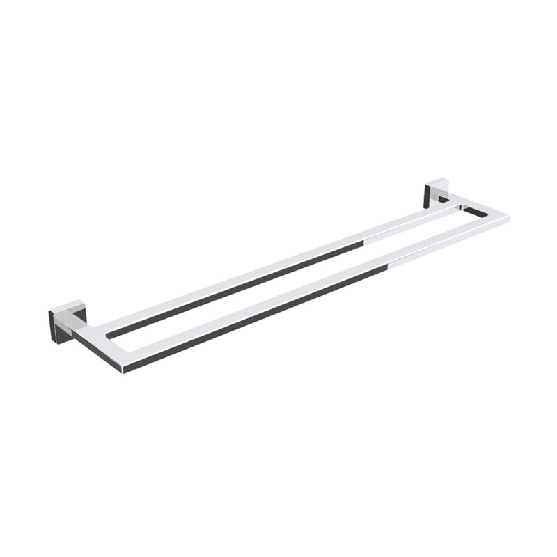 Barre à serviettes murale 25,2 "Dado, Chrome poli