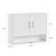 Bathroom Wall Cabinet MDF Laundry Room Organiser