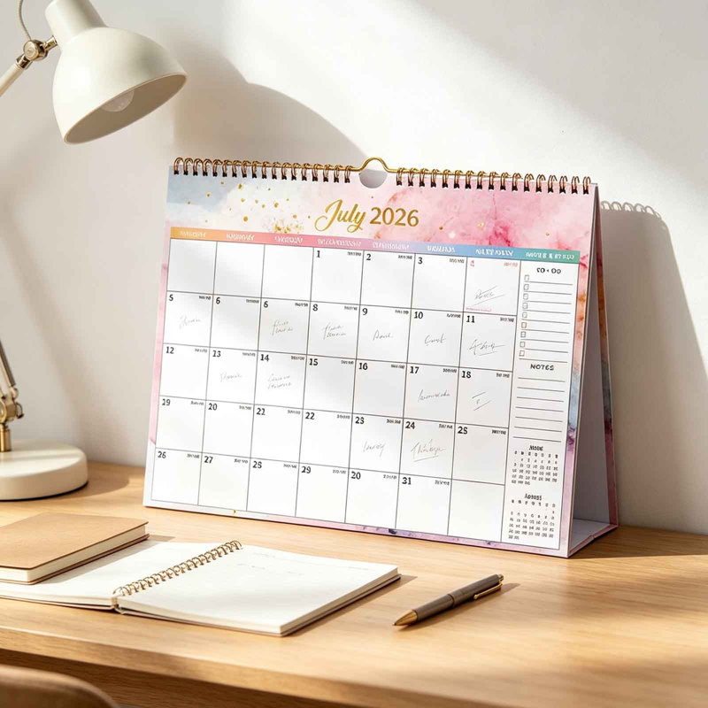 Calendrier d'arrivée 2027 - Décoration murale - Calendrier à cocher, MRB