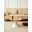 TABLE RONDE BLANC + BOIS