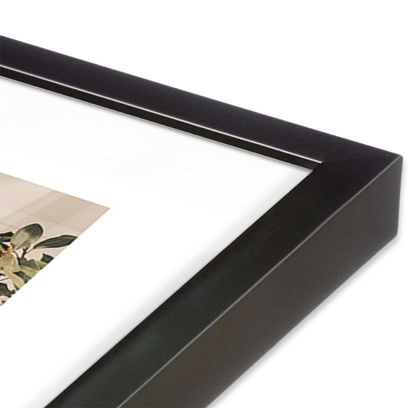 «Green Embrace», impression roulée, 12.25" H x 15.25" W x 1.25" D, Cadre simple en zinc patiné