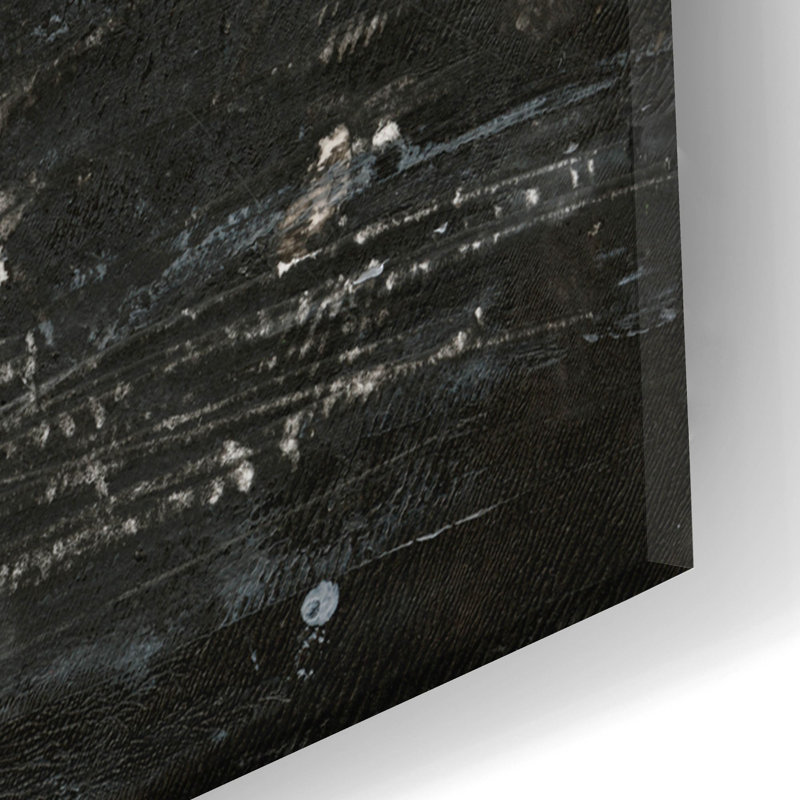 «Wintery Abstract Mix 2» par Ethan Harper, art mural en verre acrylique, H 24 po x l 16 po