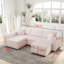Canapé modulaire rembourré en U avec repose-pieds Laneah-112369333