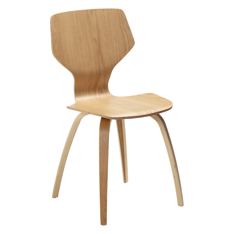 S:I.T 47cm H Side Chair in Brown, Oak