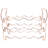 Sorbus 12 Bottle Stackable Copper Wine Rack 3-Tier-910859463