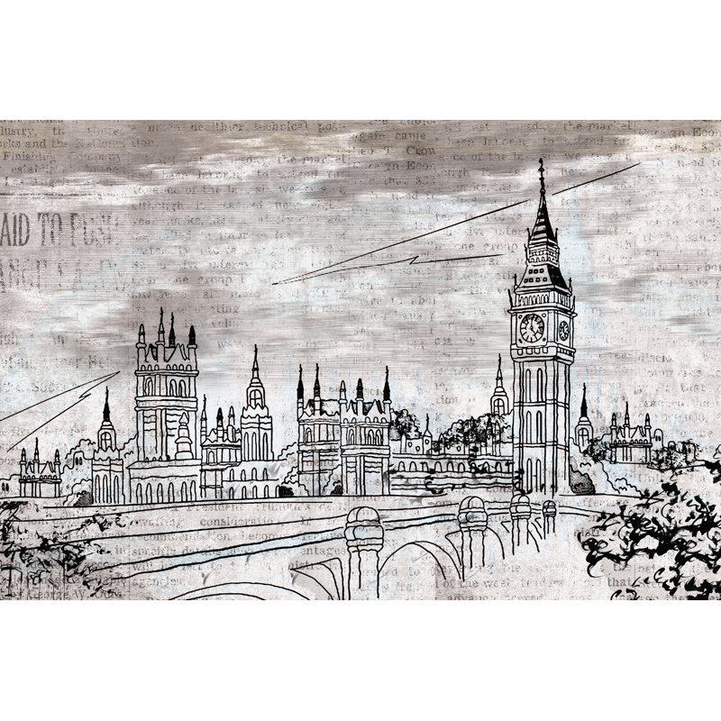 Big Ben - Wrapped Canvas Print, 30cm H x 46cm W x 3.8cm D