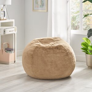 Trule Jarvi Faux Fur Classic Bean Bag & Reviews | Wayfair