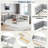Platform Bed With Upholstered And Storage Headboard, Rotatable Board, Storage Shelves And 2 Drawers-1542100296