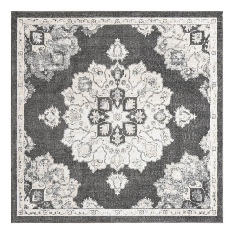 Oriental Indoor Rug, Square 7'10"
