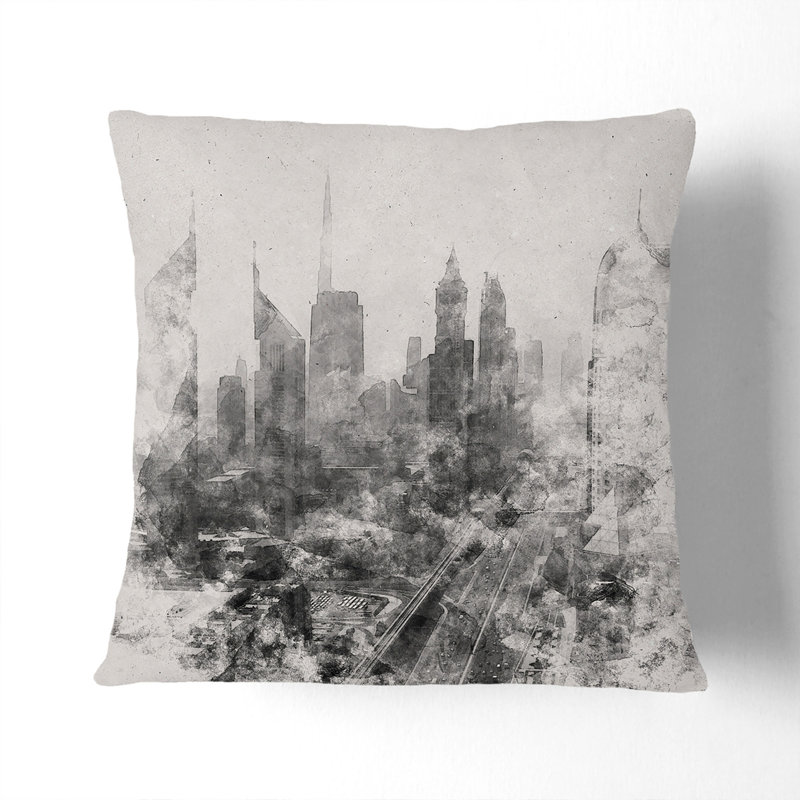 Square Cushion, 55cm H x 55cm W x 20cm D, Stone