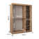 Artell 2 Door Solid + Manufactured Wood Wardrobe