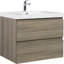 Meuble-lavabo flottant de 36 po avec lavabo, armoire de rangement murale, lavabo à surface solide, tiroirs à fermeture en douceur, finition gris cendré-1769474843-1769474847