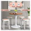 Tabouret rond en plastique empilable Alysoun-809252011