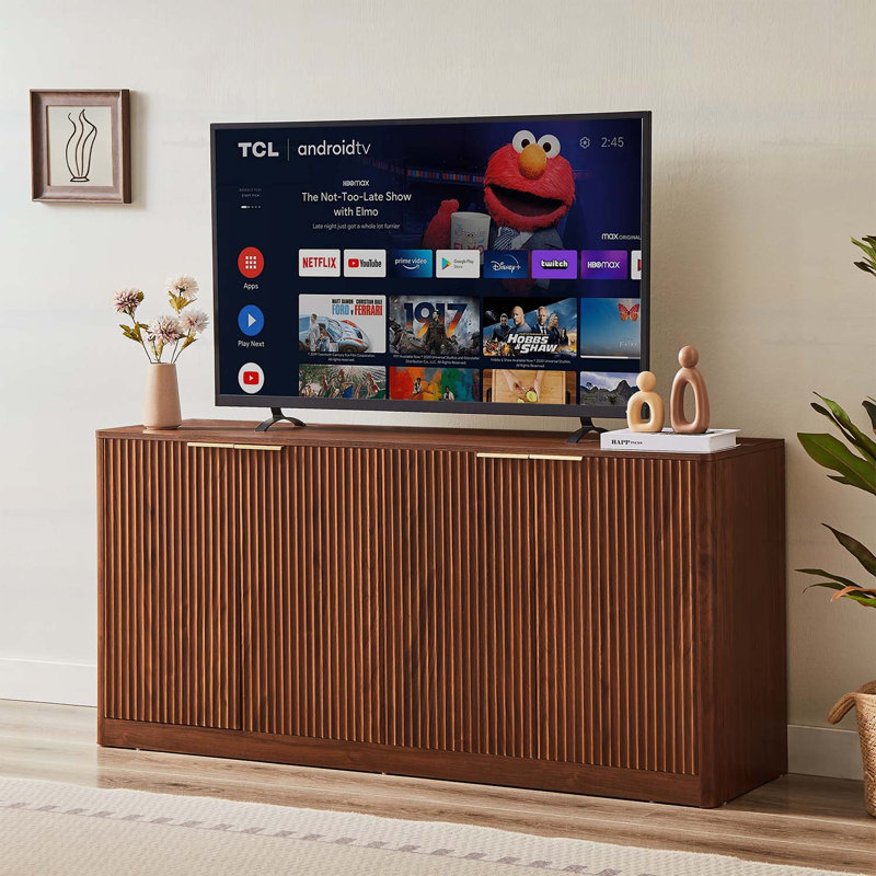 Buffet Modern Wavy, Noyer