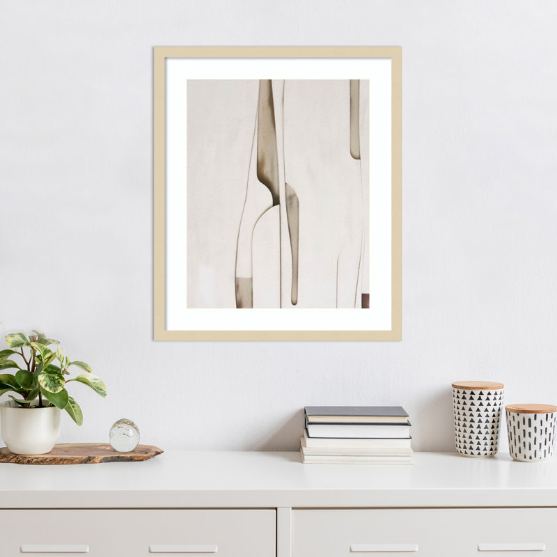 «Limits II» par Alma, impression sur bois encadrée, H 25 po x l 21 po
