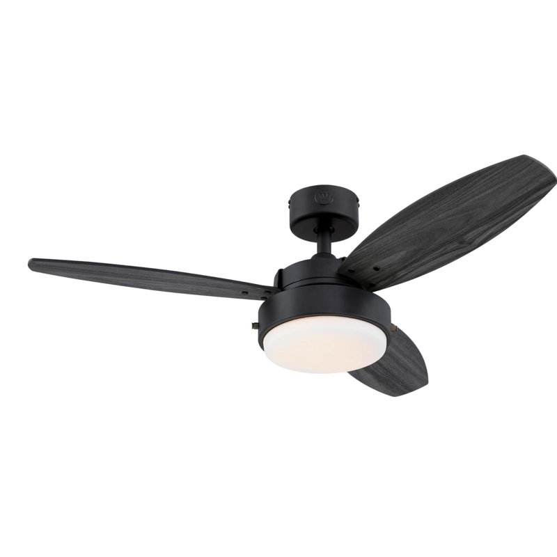 Ventilateur de plafond d'intérieur en alliage 42 pouces avec luminaire à DEL