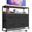 5 Fabric Drawer Bedroom Dresser With Charging Station-101575896