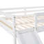 Lit mezzanine avec glissade, conception multifonctionnelle