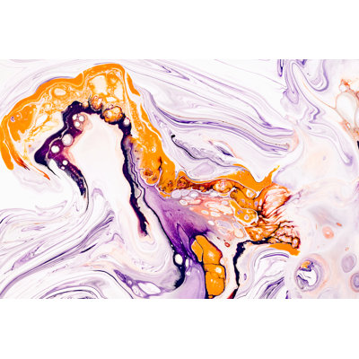 Purple And Orange Texture