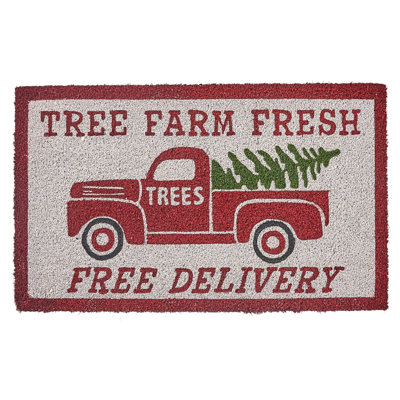 Tree Farm Doormat 1'6''x2'6''