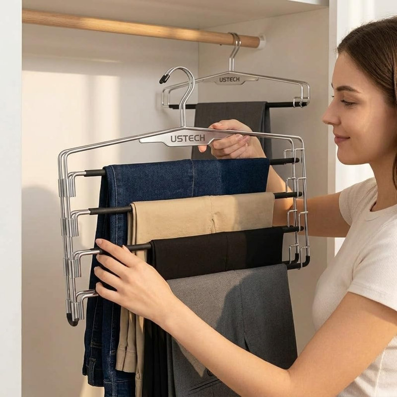 Stainless Steel Non-Slip Multi-Layer Hanger
