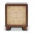 Charlei Mango Wood Nightstand In Acorn Brown