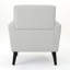 Fauteuil club inclinable gris clair