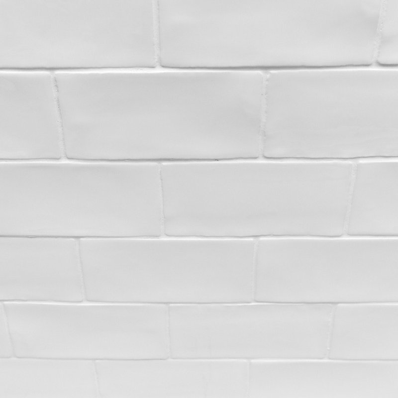 Lancaster 3x6 Polished Ceramic Subway Tile, Noir