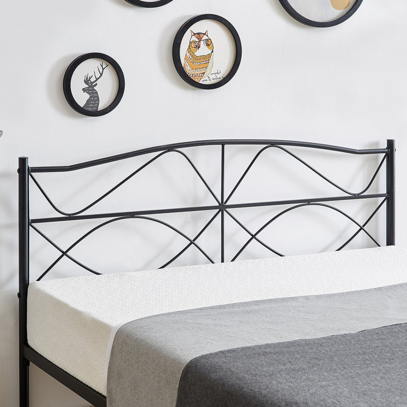 Iron Piece Bedroom Set, Brown, Full / Double