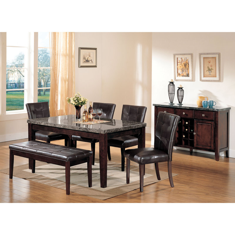 Chaise d'appoint rembourrée Tarri (ensemble de 2), Espresso