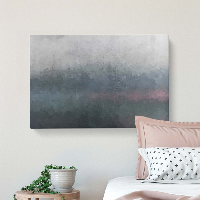 Metal Paradise In Abstract - Wrapped Canvas Painting, 60cm H x 91cm W x 3cm D