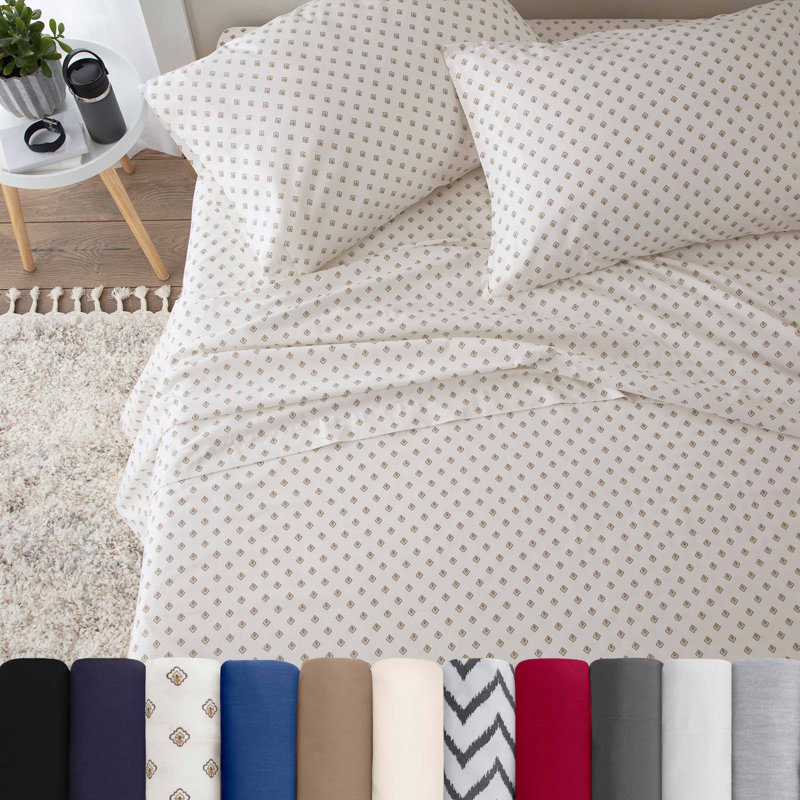Cotton Polka Dots Sheet Set, Full