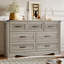 Commode à 7 tiroirs avec poignées en métal Rustic-218328947