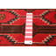 Tapis rouge en laine noué à la main de conception unique 3 pi 9 po x 7 pi 9 po One Age of a Kind Kind